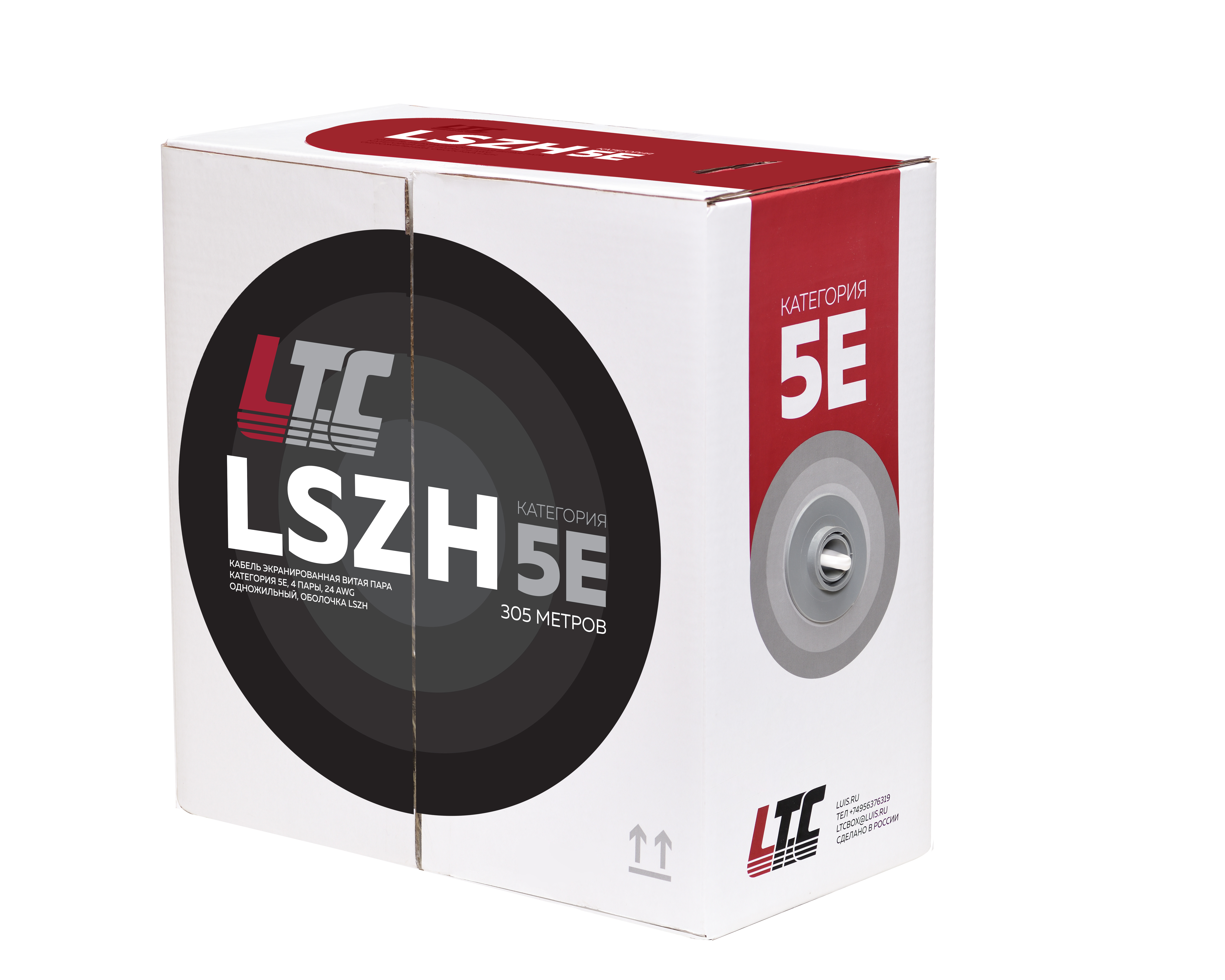 Кабель витая пара LTC CC-FUTP5e-24IN-LSZH-WH-305 LS710372