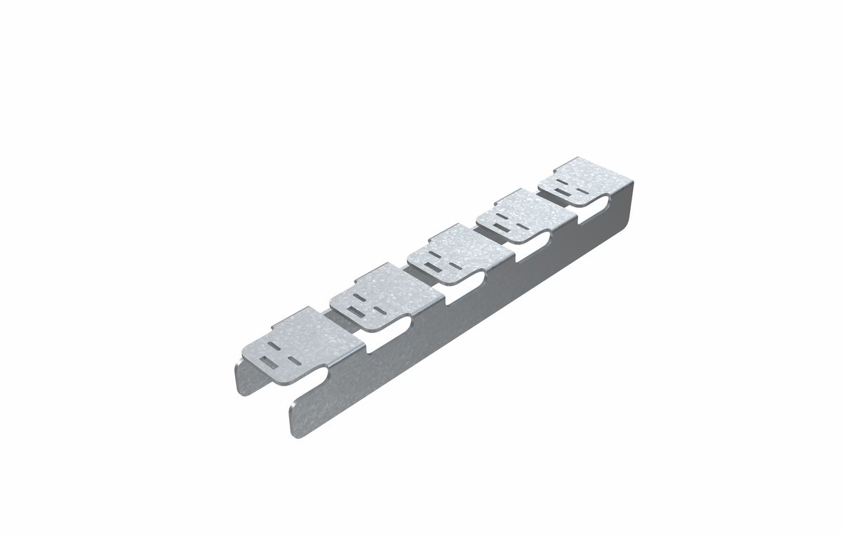 Профиль для безвинтовой фиксации к сетчатому забору SK-PBF-40x30x250x2.0-MS