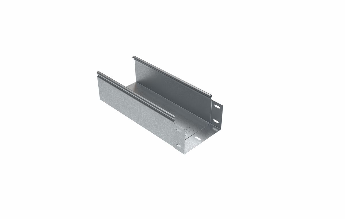 Лоток листовой неперфорированный 100х100х2000х1.2 мм ML-LNM-100x100x2000x1.2-HZ