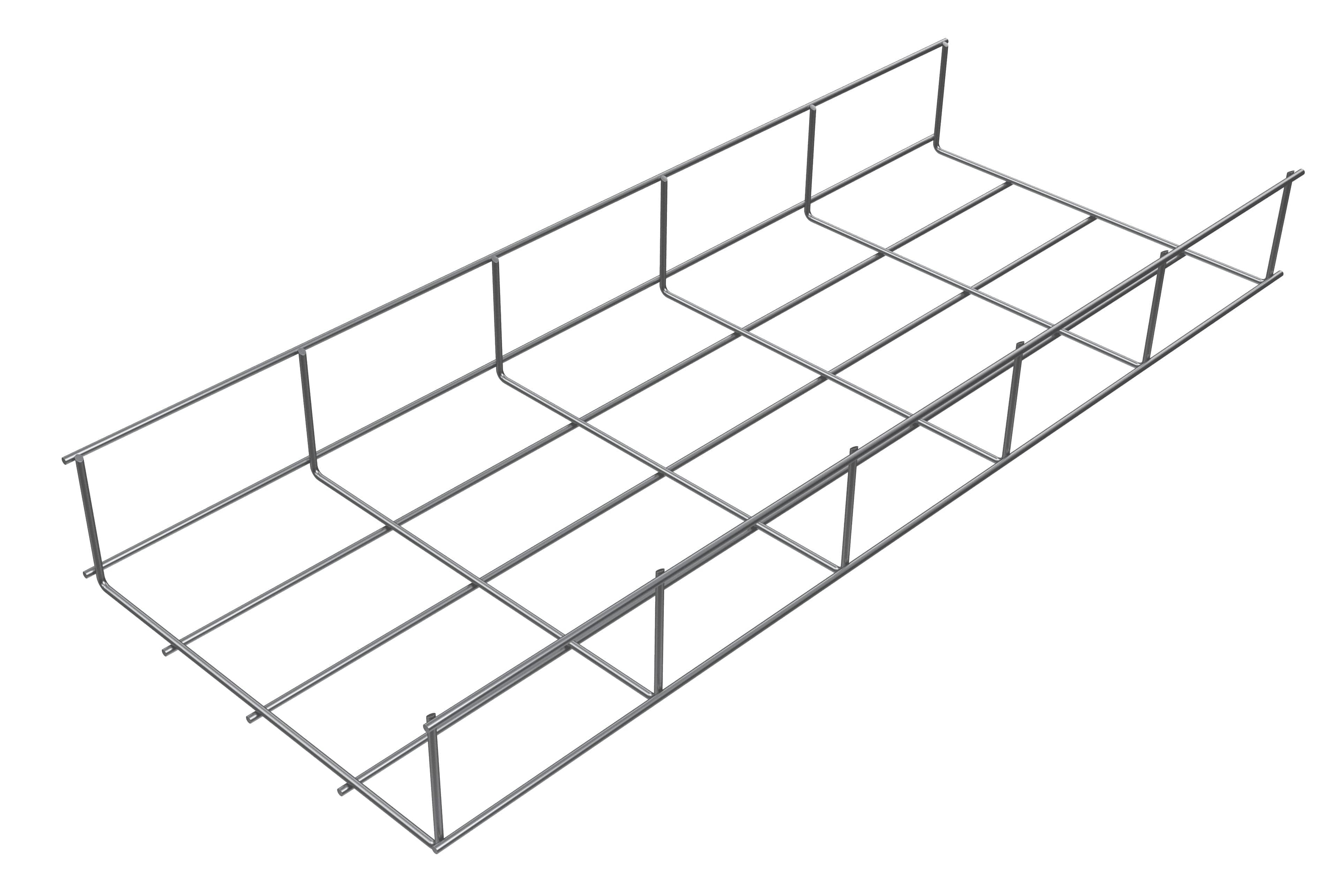 Проволочный лоток стандарт, 50х100х3000х4 мм PL-PLS-50x100x3000x4-MS