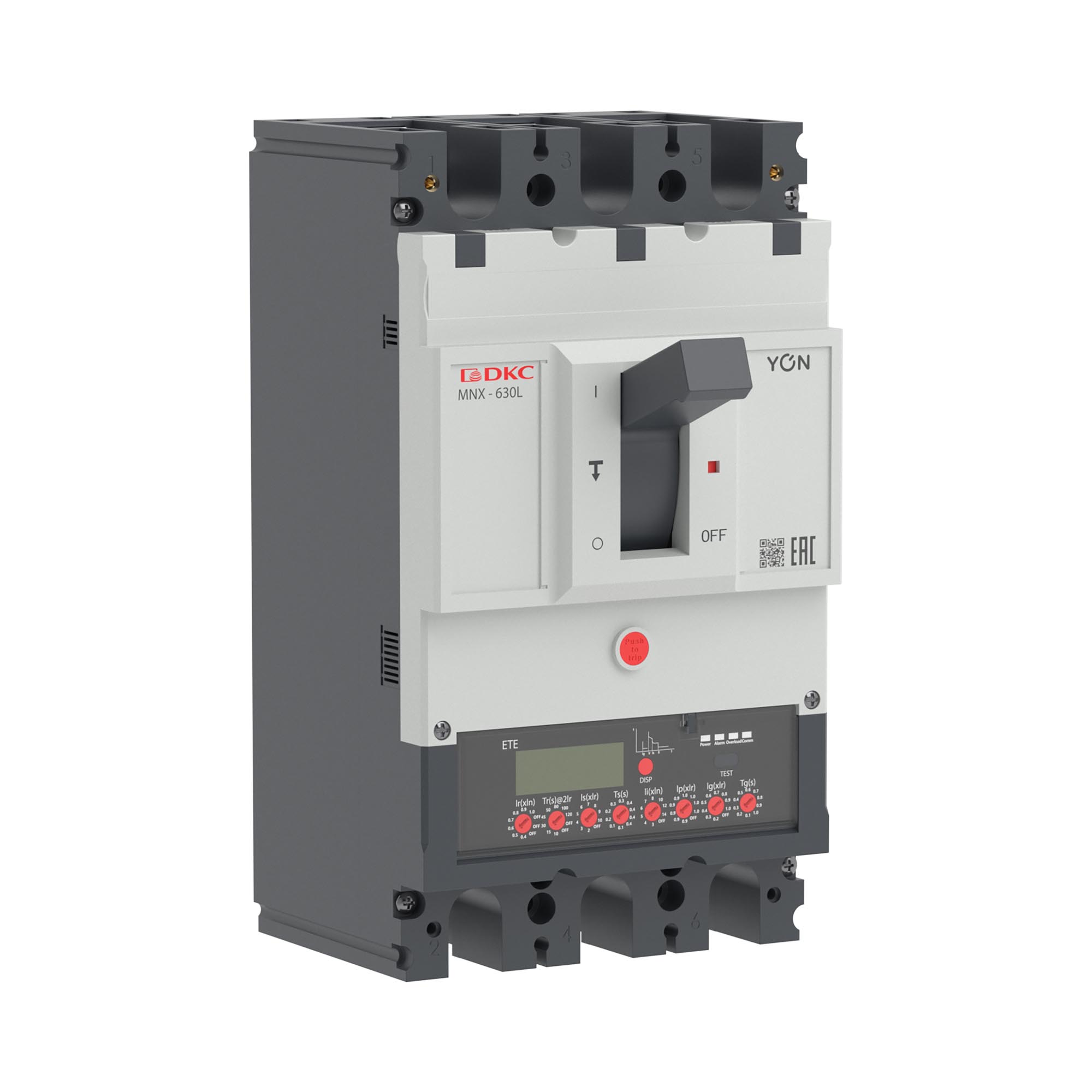 Авт. выкл. YON pro MNX630L 3P 630A 70kA при AC415V расц. ETE