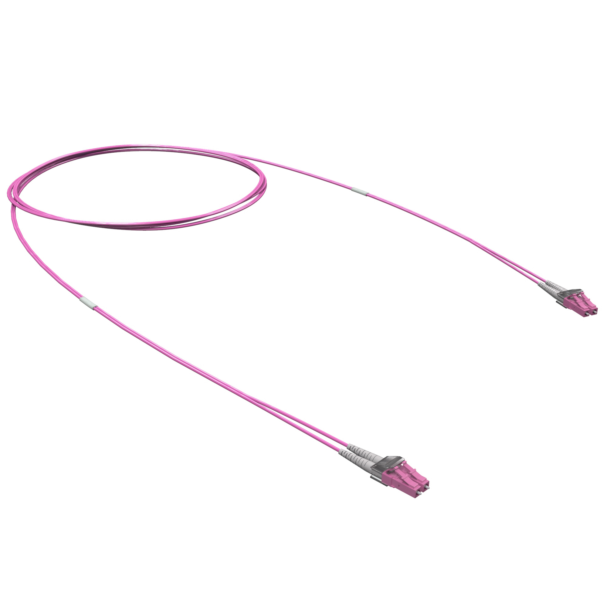 Оптический коммутационный шнур Duplеx LC/UPC-LC/UPC, 50/125 (OM4), 10 м