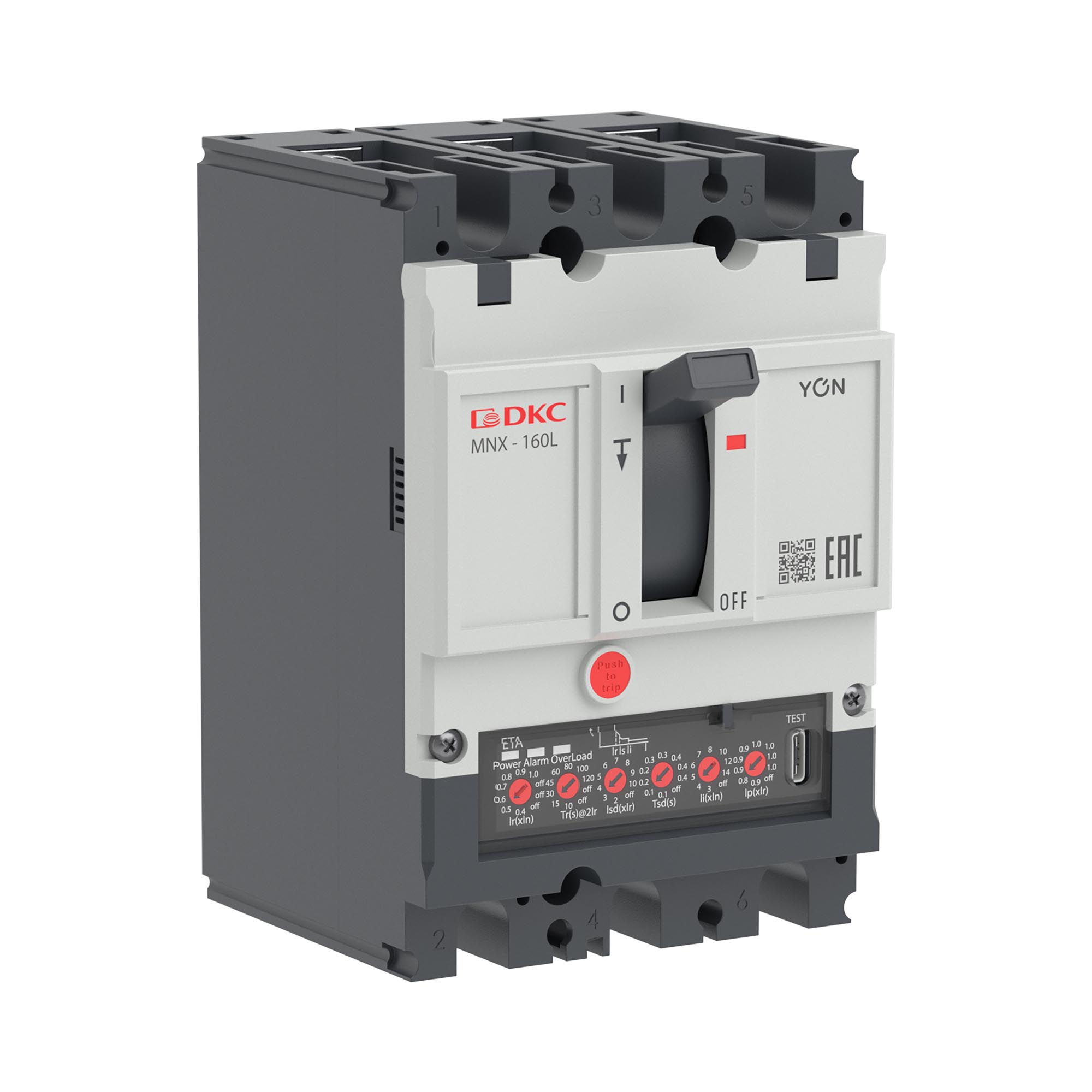 Авт. выкл. YON pro MNX160L 3P 160A 70kA при AC415V расц. ETA