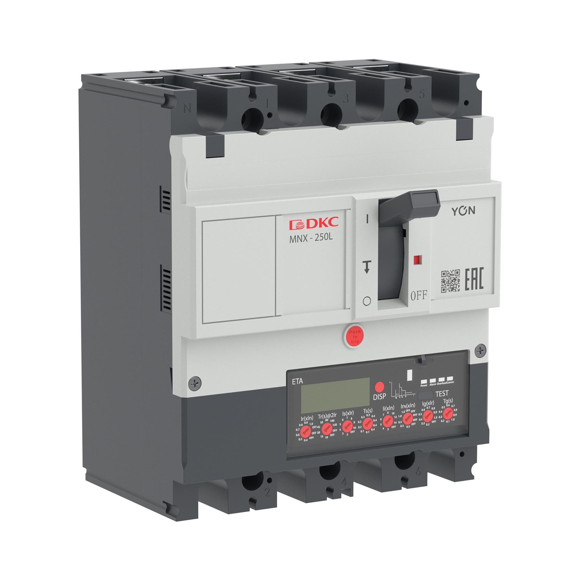 Авт. выкл. YON pro MNX250L 4P 100A 70kA при AC415V расц. ETA