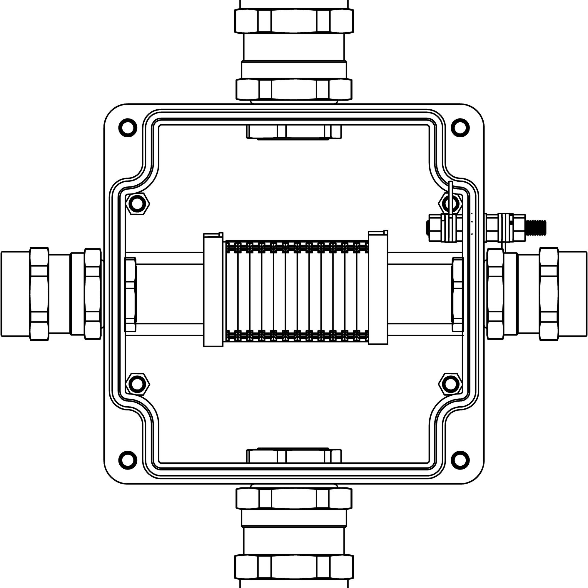 TBE-P-05-(12xCBC.2)- 1xAASDMB (A)- 1xAASDMB (B)- 1xAASDMB (C)- 1xAASDMB(D)1Ex e IIC Т5 Gb / Ex tb IIIC T95°C Db IP66/ШЗ/КЗUn=500 В, In=19 АВзрывозащищенная клеммная коробка GRP 160x160x90мм1Ex e IIC Т5 Gb / Ex tb IIIC T95°C Db IP66Температурный режим Т5 4