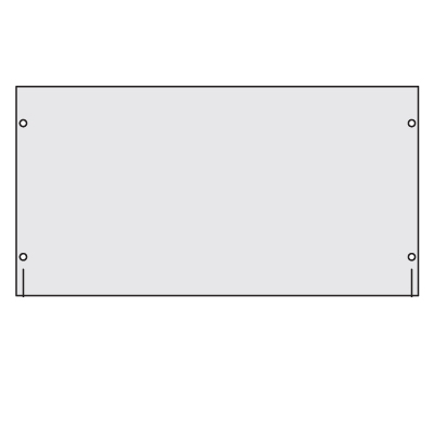 Заглушка сплошная 19" 11U RAL7035