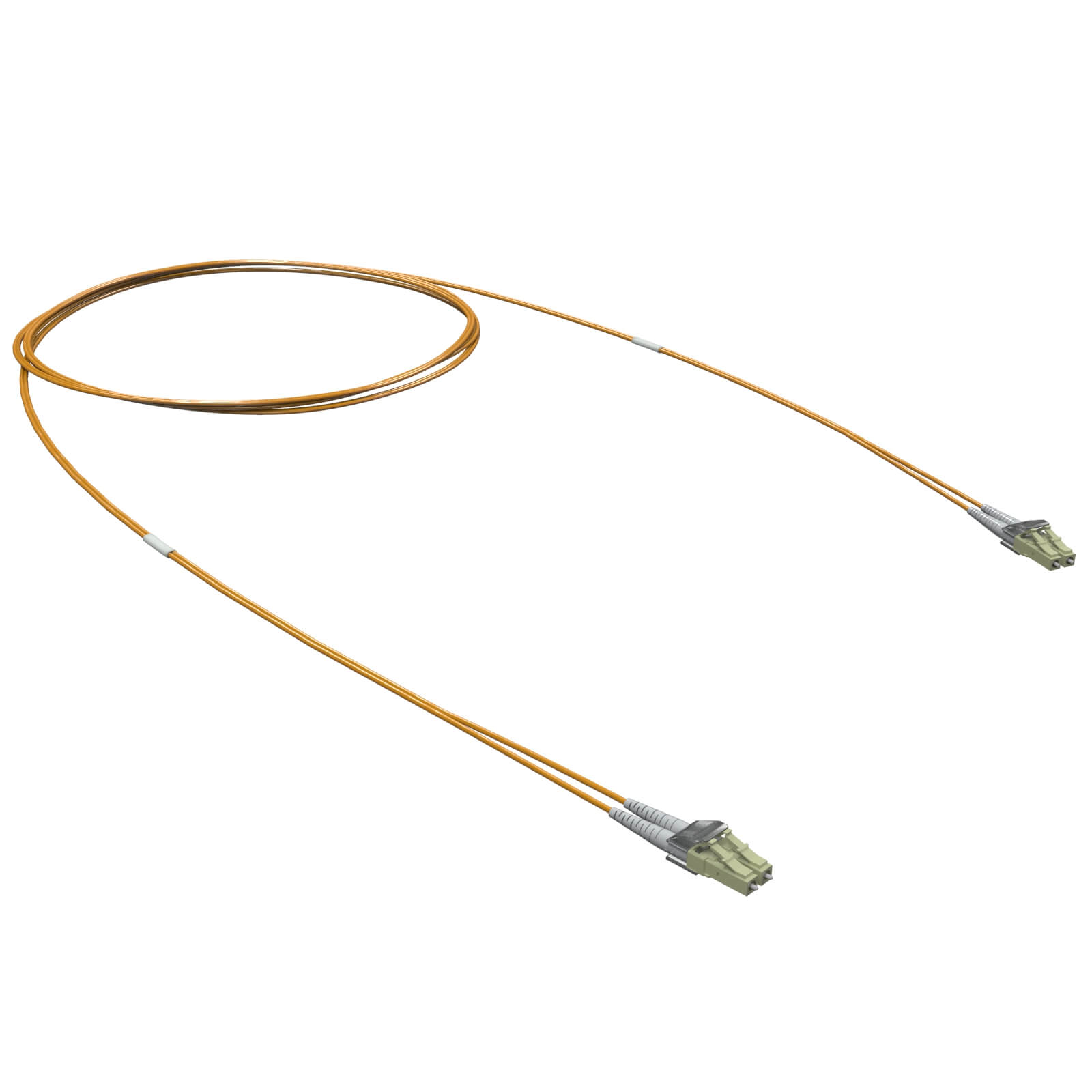 Оптический коммутационный шнур двухволоконный (Duplex) LC-UPC/LC-UPC, 50/125 OM2, 5 м
