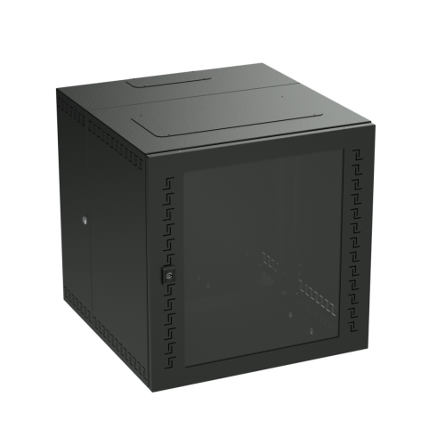 ИТ-Шкаф навесной 19'', 12U 600х600х650 дверь cтекло, RAL9005