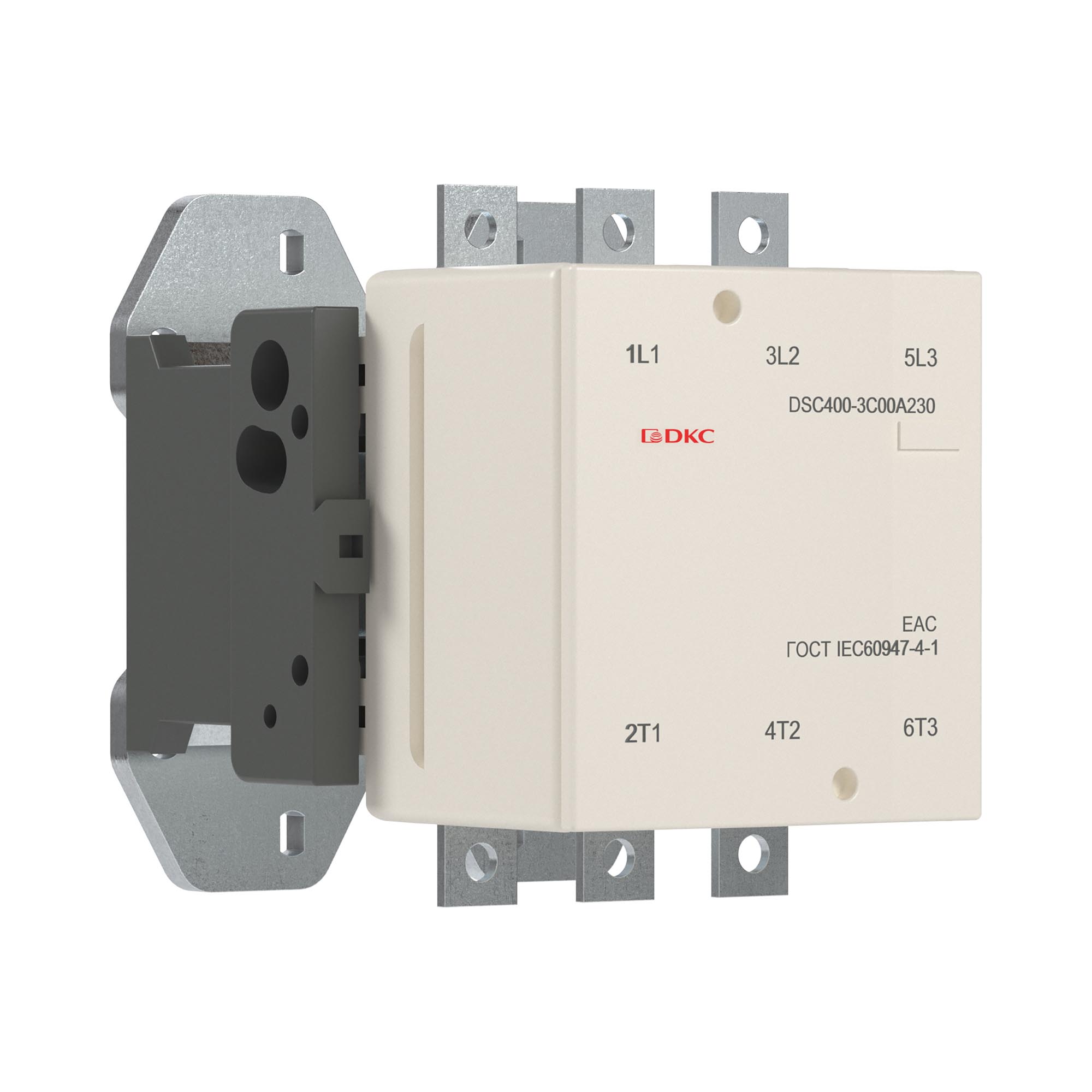 Магнитный контактор DSC400-3C00A230 400А 200кВт (AC3) кат 220В AC