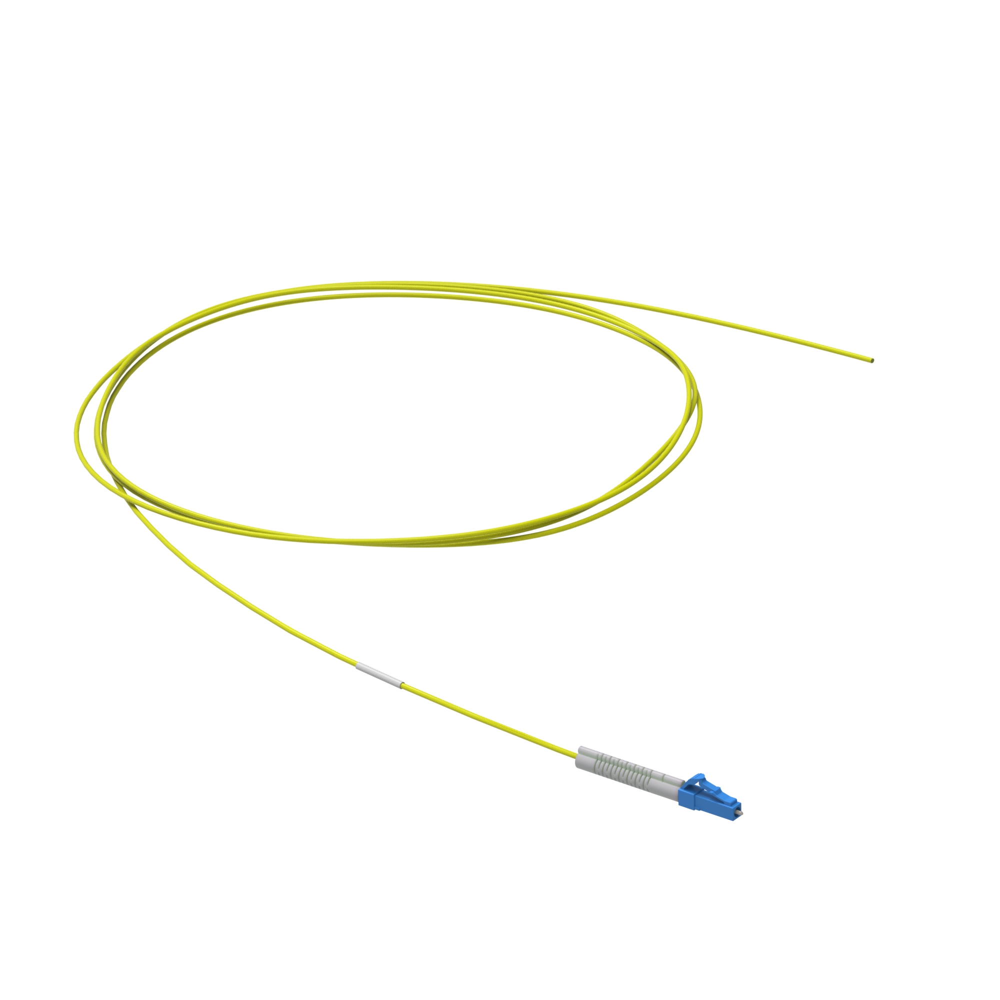 Пигтейл оптический Simplex flexible boot LC/UPC - 9/125 (OS2),1,5 м
