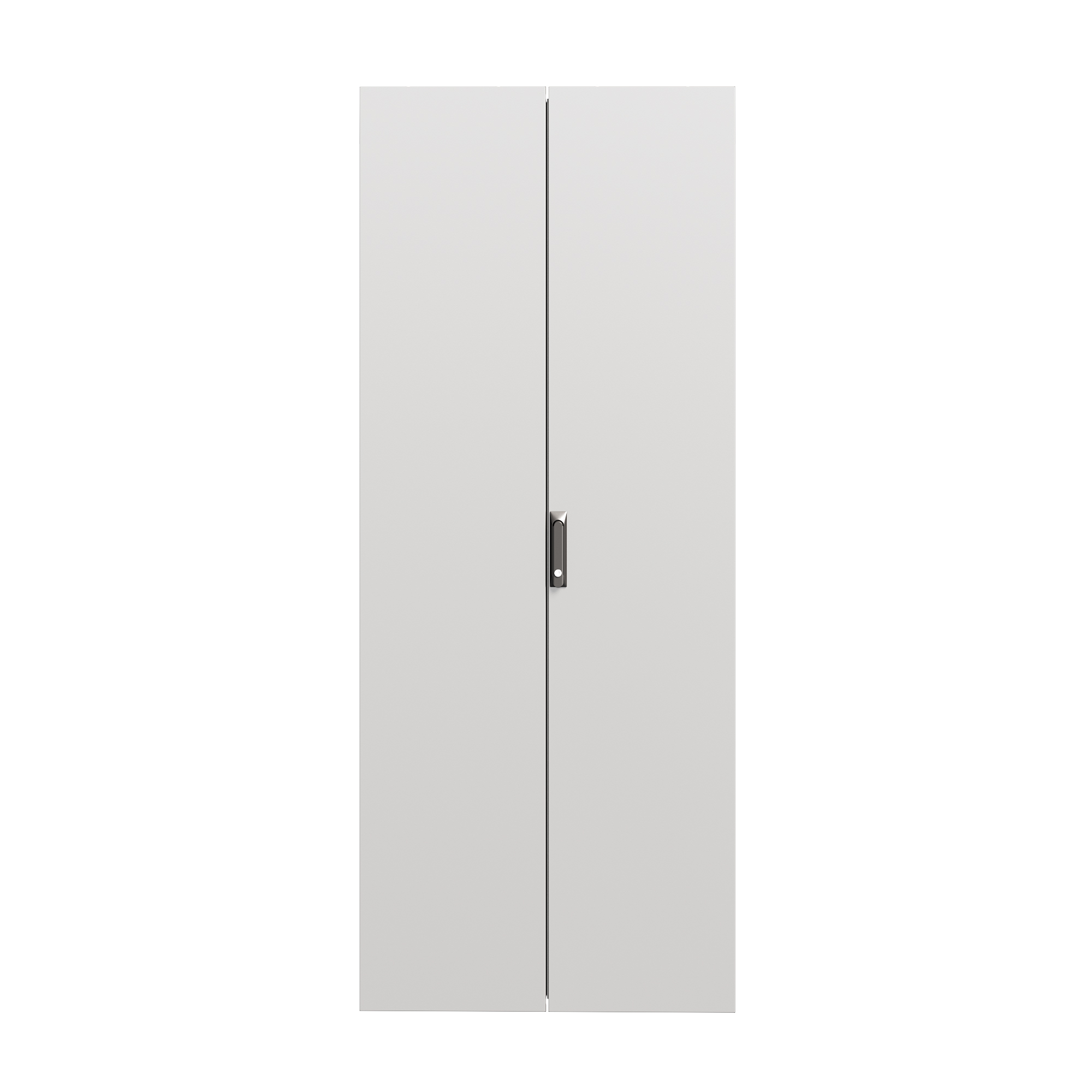Дверь сплошная двухстворчатая для IT-CQE 1600 x 800 RAL7035
