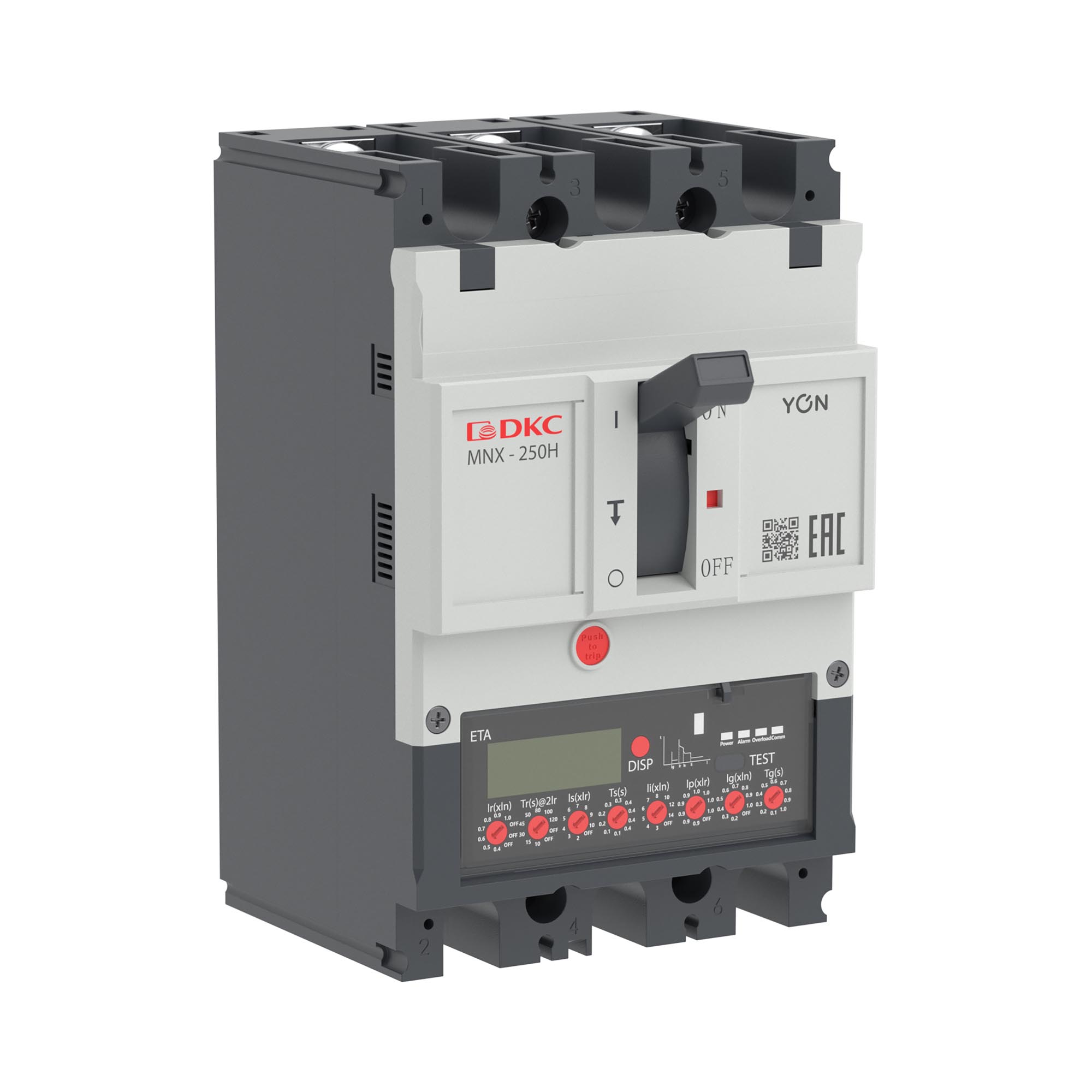 Авт. выкл. YON pro MNX250H 3P 100A 150kA при AC415V расц. ETA