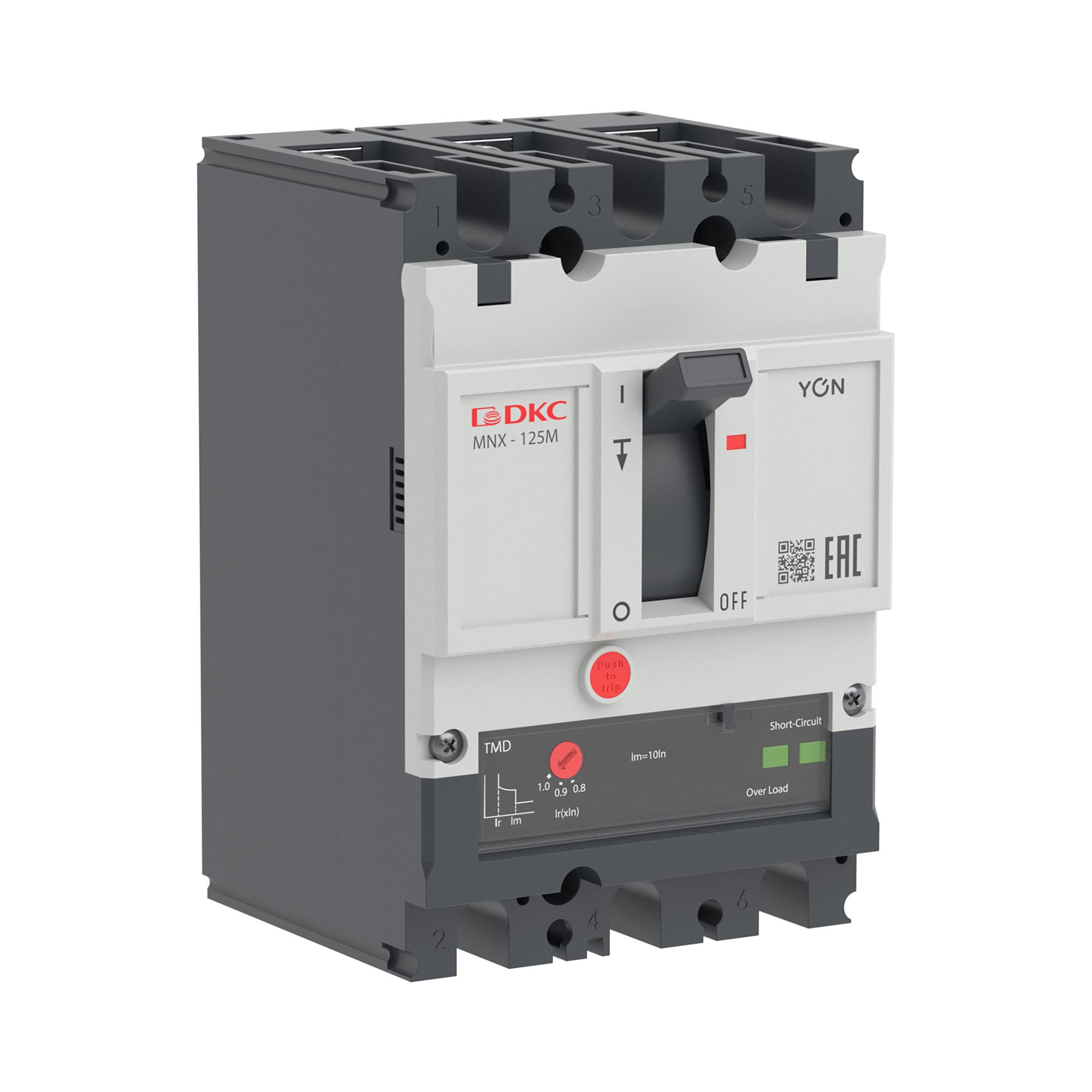 Авт. выкл. YON pro MNX125H 3P 16A 150kA при AC415V расц. TMD