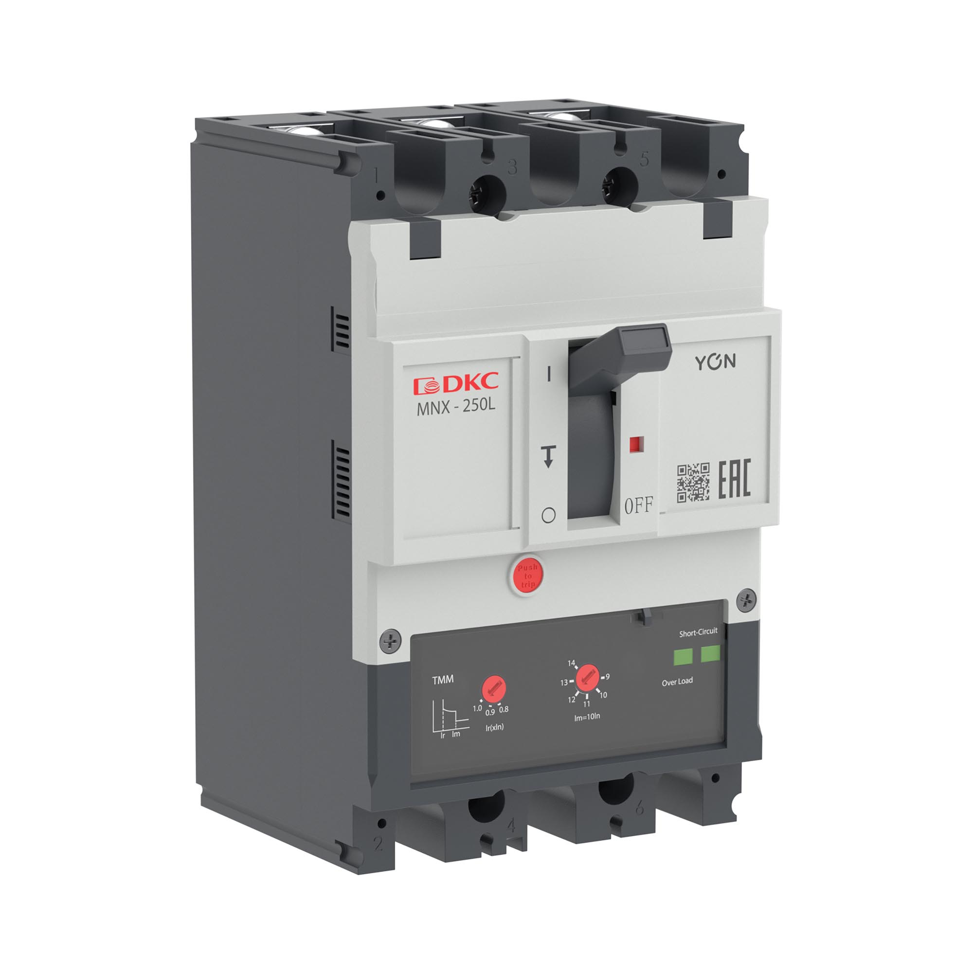 Авт. выкл. YON pro MNX250L 3P 200A 70kA при AC415V расц. TMM