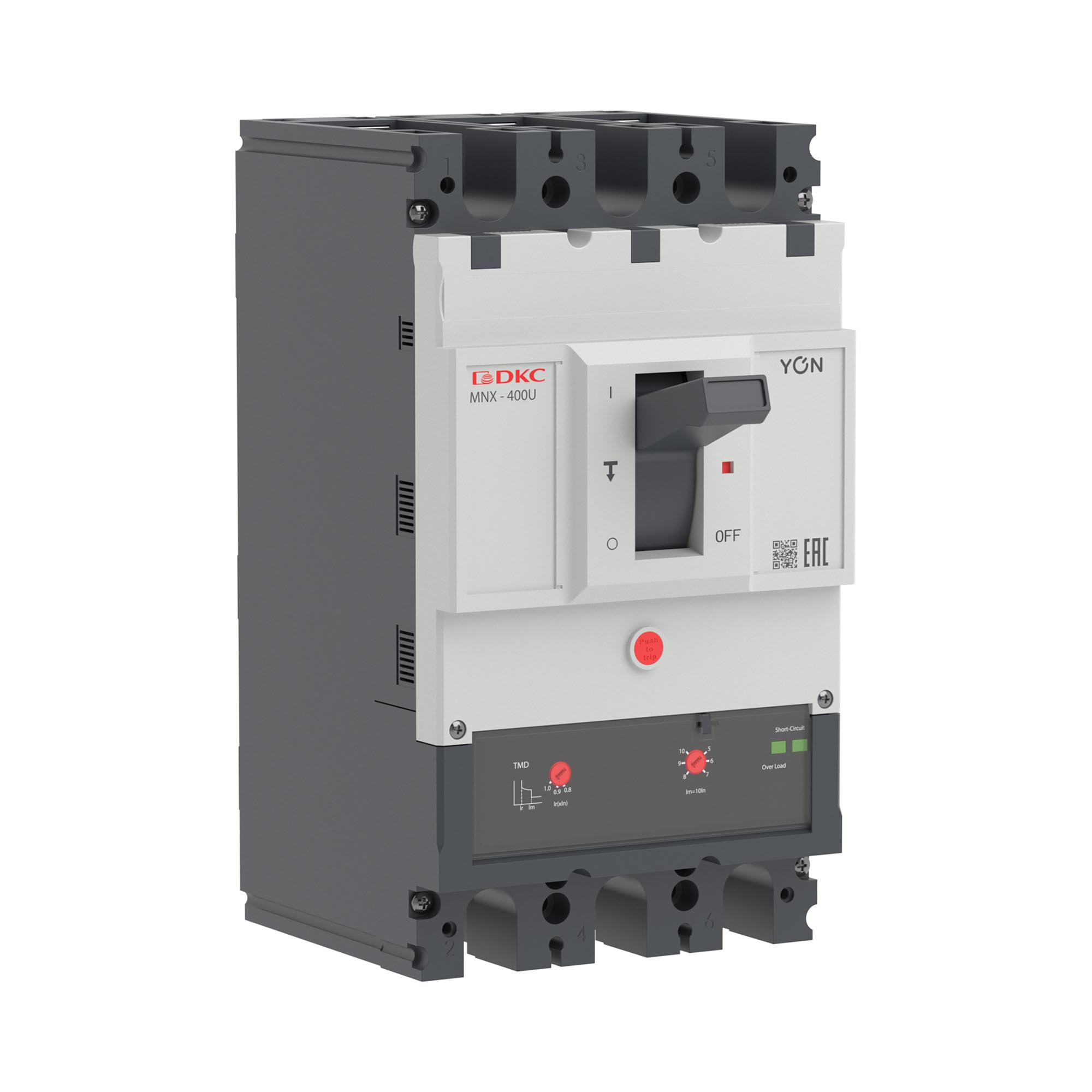 Авт. выкл. YON pro MNX400H 3P 400A 150kA при AC415V расц. TMD