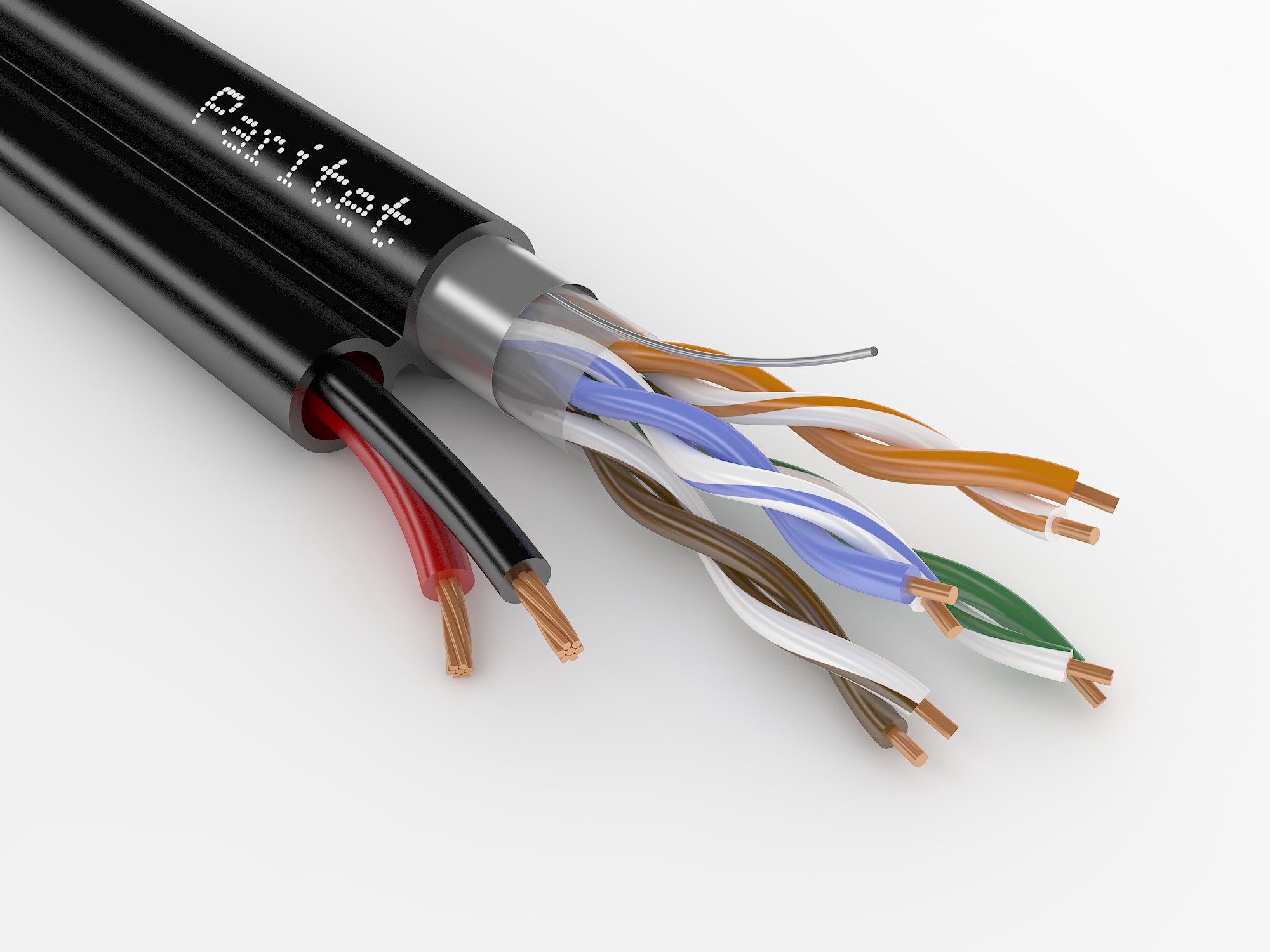 ParLan combi F/UTP4 Cat5e PE 2х0,75