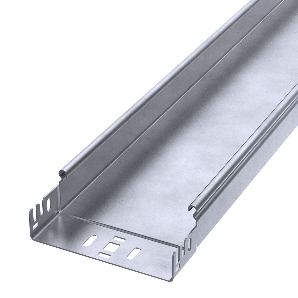 Лоток неперфорированный Профи INOX (AISI 316) 150х50х3000 (2,0 мм) (6 м/уп) Промрукав