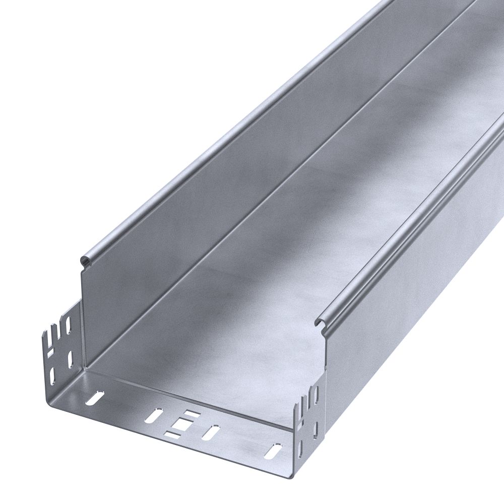 Лоток неперфорированный Профи INOX (AISI 316) 200х100х3000 (2,0 мм) (6 м/уп) Промрукав