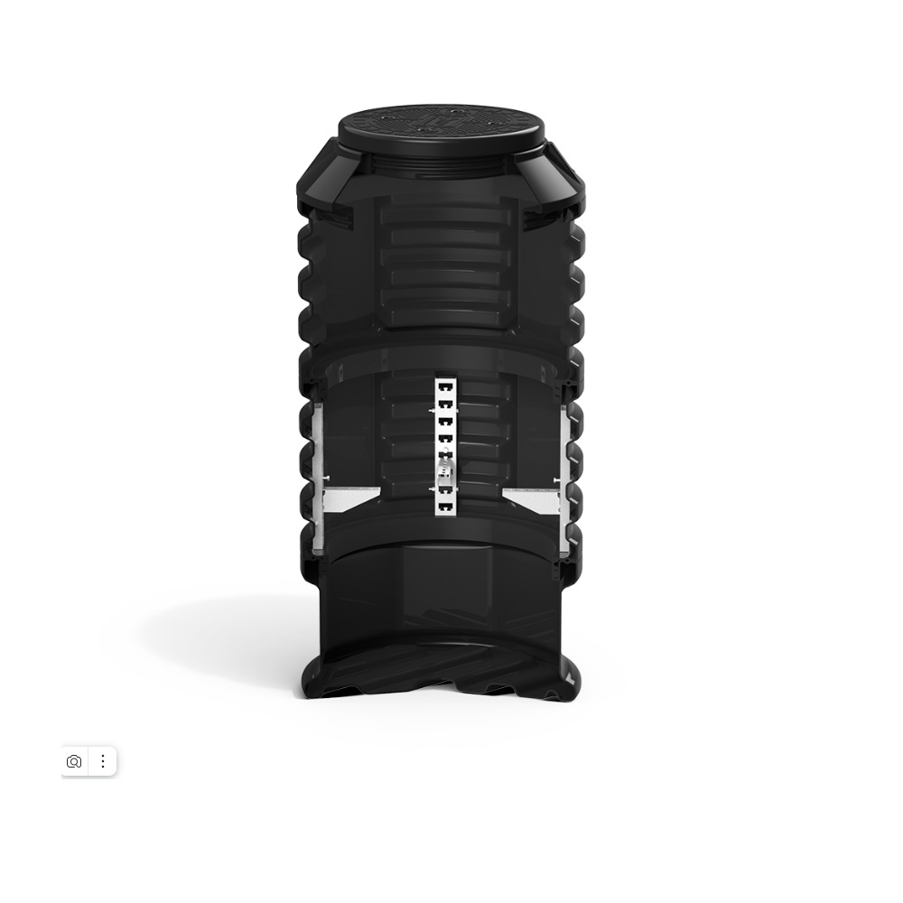 Пластиковый колодец КН-780 с крышкой D560 мм, высота 1600 мм