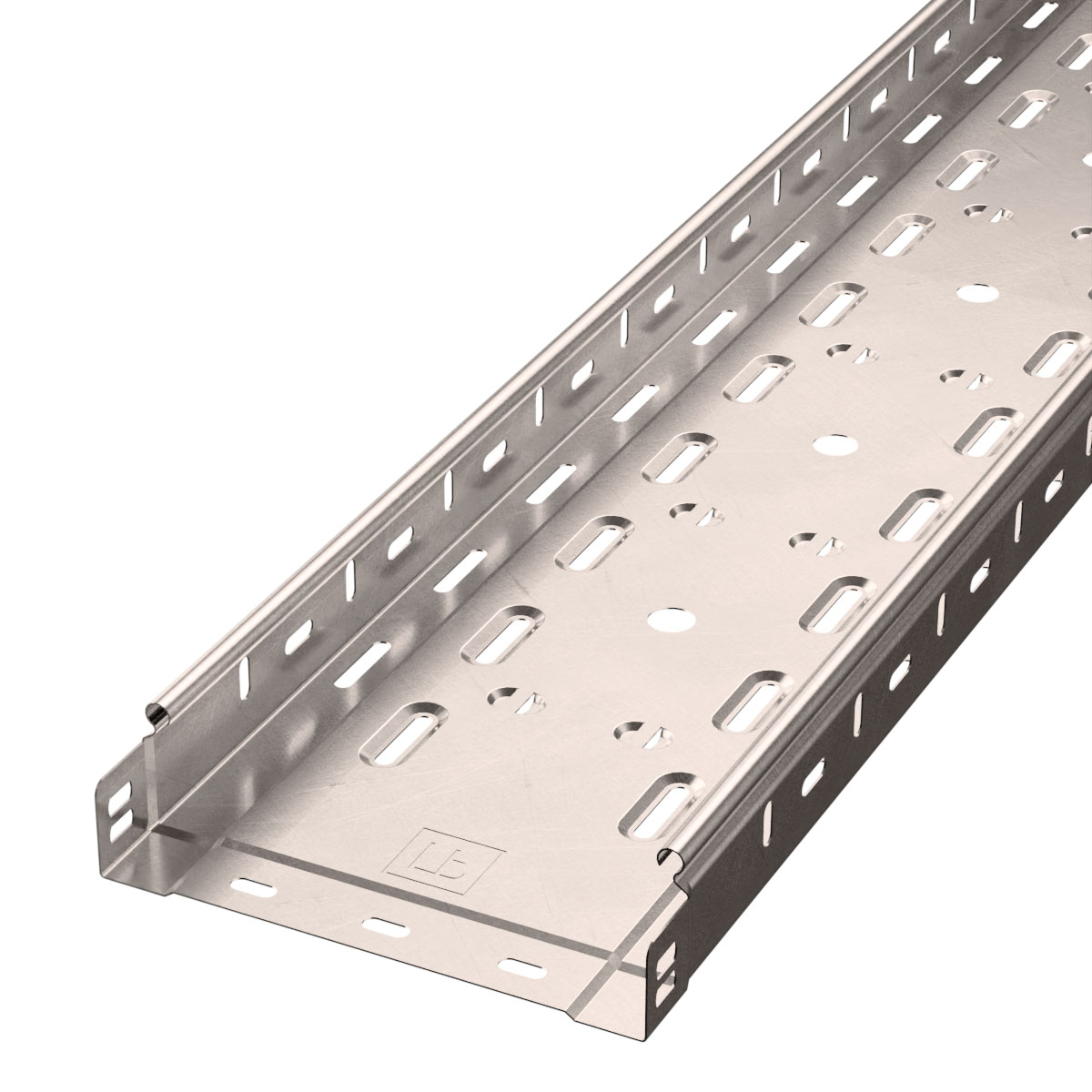Лоток перфорированный Стандарт INOX (AISI 409) 200х50х3000 (0,8 мм) (6 м/уп) Промрукав